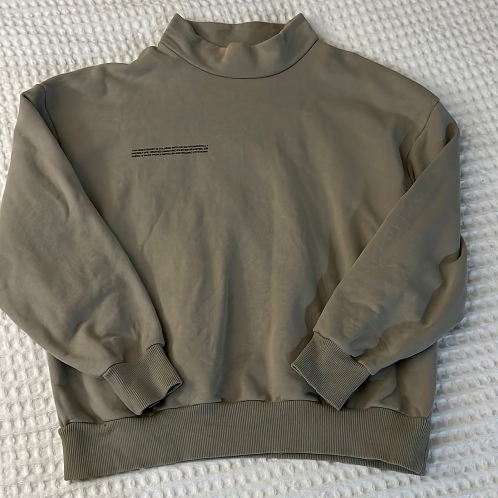 Pangaia mock neck sweater